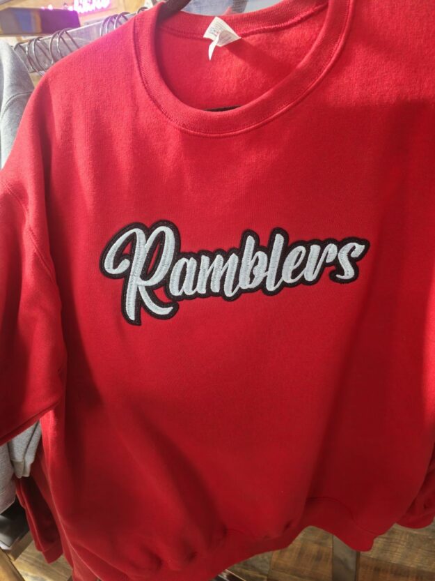 Ramblers Sweatshirt White Stitch