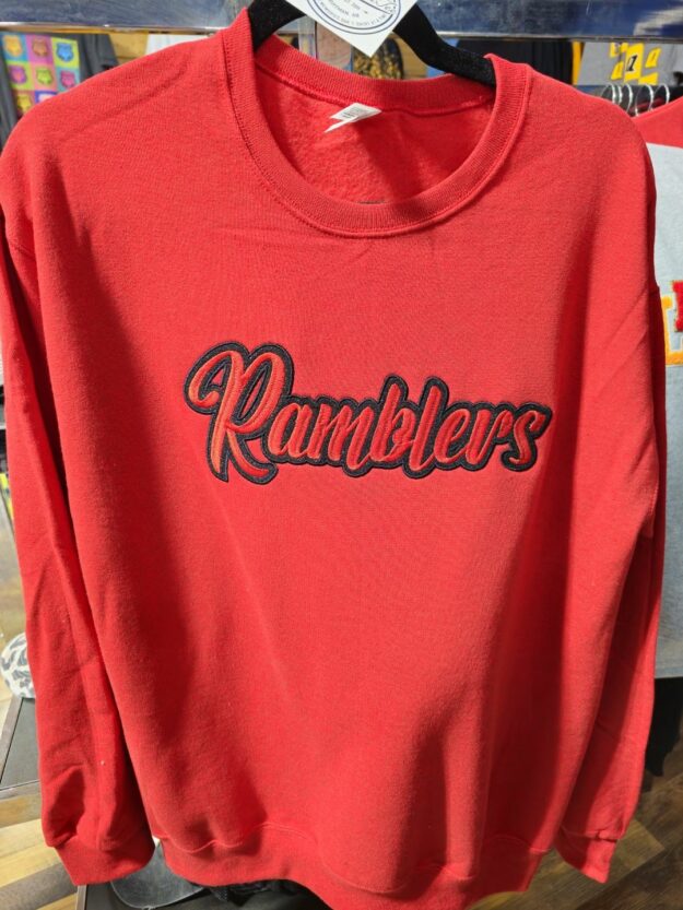 Ramblers Sweatshirt Black Stitch